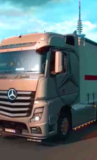 Driving Mercedes - Benz Truck Simulator 19 2