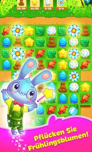 Easter Sweeper - Chocolate Bunny Match 3 Games 1