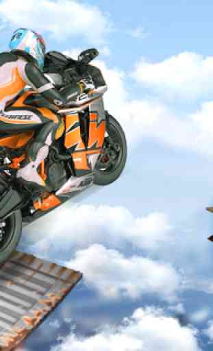 Fahrrad unmöglich Spuren Rennen:3D Motorrad Stunts 1