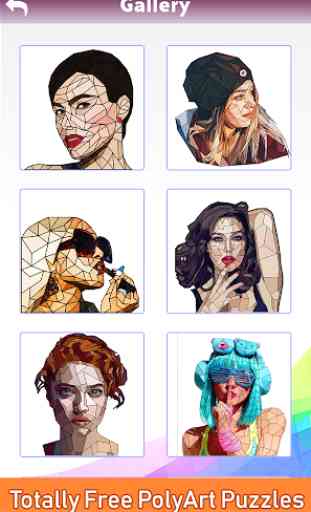 Fashion Poly Art: Color by Number, Coloring Puzzle 1
