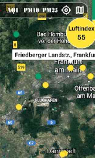 Feinstaubkarte - Feinstaub - Smog Map 3