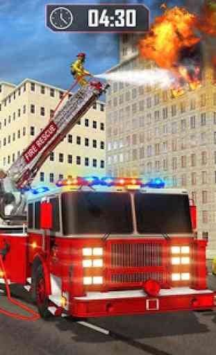 Fire Truck Fahr Rettung 911 Feuerwehrauto Spiele 2