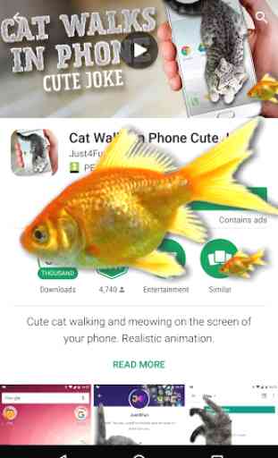 Fisch im Handy Aquarium Witz 1