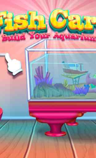 Fisch Pflege Spiele:  Baue dein Aquarium 3