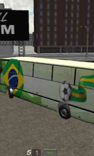 Football Team Bus Driver 3D 1