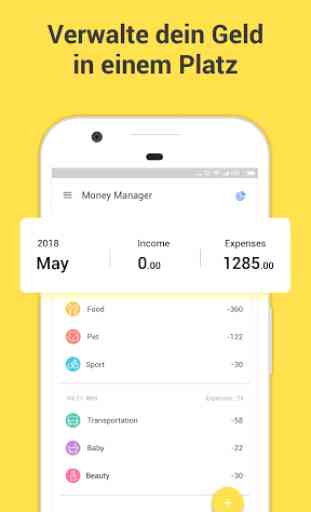 Geld-Manager, Ausgaben-Tracker 1