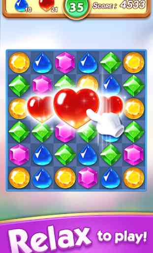 Gems & Jewel Crush - Match 3 Jewels Puzzle Game 1