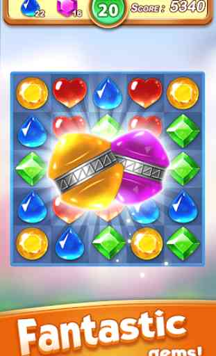Gems & Jewel Crush - Match 3 Jewels Puzzle Game 4