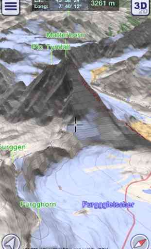 GeoFlyer Europa 3D - Offline-Karten GPS Outdoor 1