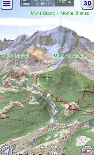 GeoFlyer Europa 3D - Offline-Karten GPS Outdoor 3