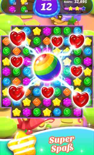 Gummy Candy Blast - Kostenlos 3-Gewinnt-Spiel 1