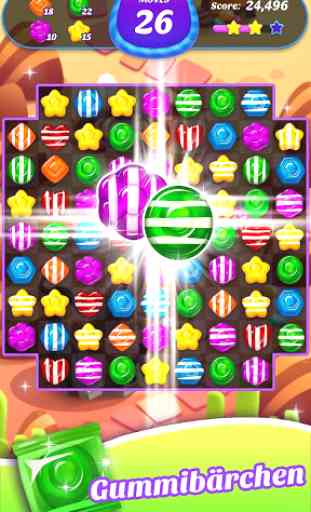 Gummy Candy Blast - Kostenlos 3-Gewinnt-Spiel 2