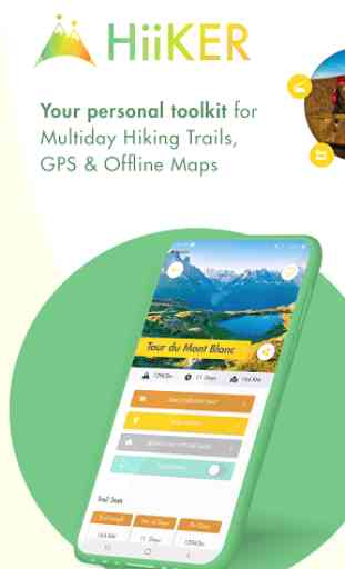 Hiiker: Mehrtageswanderwege, GPS & Offline-Karten 1