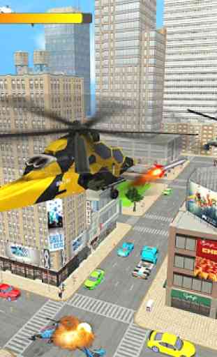 Hubschrauberroboter verwandeln Kriegsspiele 2