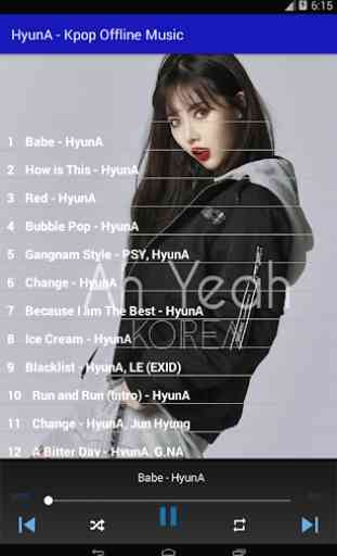 HyunA - Kpop Offline Music 2