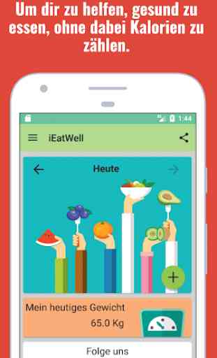 IEatWell:Ernährung-Tagebuch & Gesund Essen Täglich 1