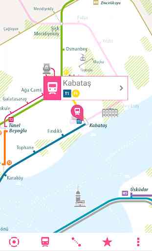 Istanbul Rail Map 1