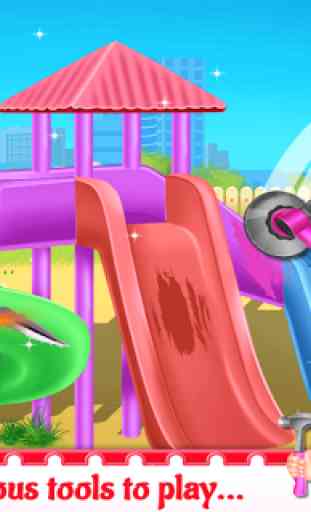 Kids Amusement Park - Cleanup and Repair 3