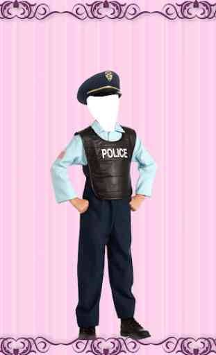 Kids Police Suit Photo Editor 4
