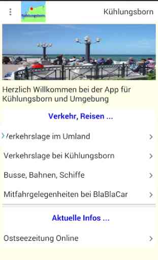 Kühlungsborn Heiligendamm App für den Urlaub 2