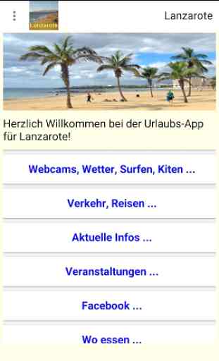 Lanzarote App für den Urlaub 1