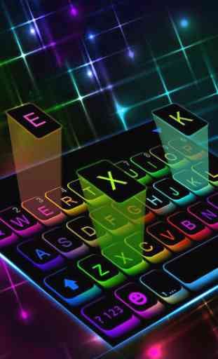 Led Colorful Tastatur-Thema 1