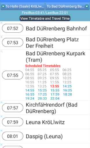 Leipzig Transit Timetable 3