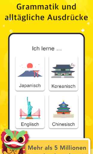 Lerne Japanisch, Koreanisch, Chinesisch LingoDeer 2
