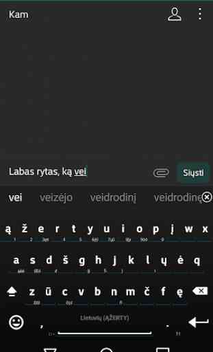 Lithuanian for AnySoftKeyboard 2
