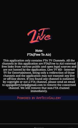 Live TV HD - Internet TV of Entertainment 24/7 1