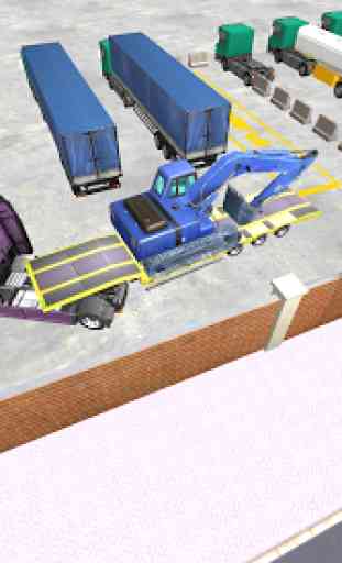 LKW Simulator 3D: Bagger Transport 3