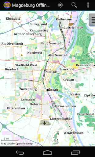 Magdeburg Offline Stadtplan 1