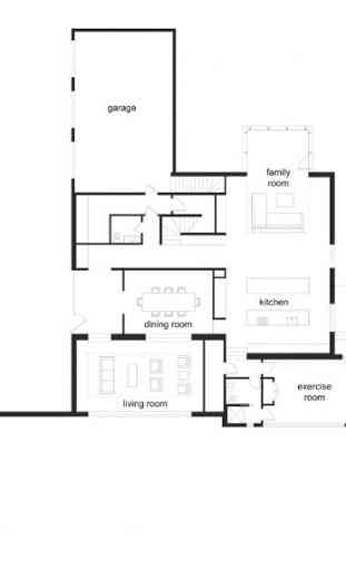 Minimalistisches Haus Plan Design 2
