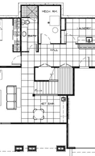 Minimalistisches Haus Plan Design 3
