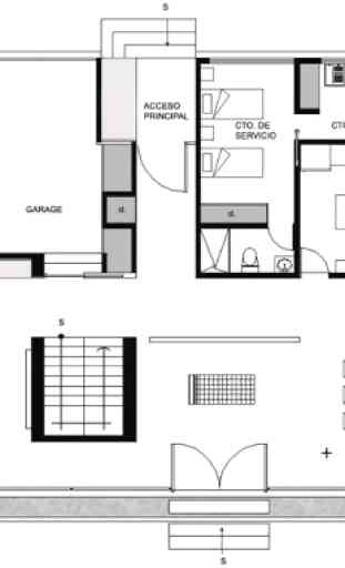 Minimalistisches Haus Plan Design 4
