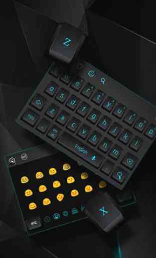 Modern Simple Black keyboard 1