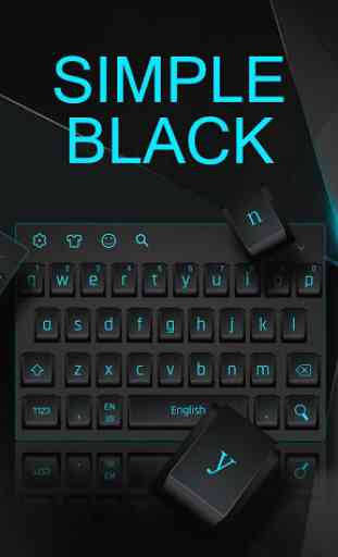 Modern Simple Black keyboard 2