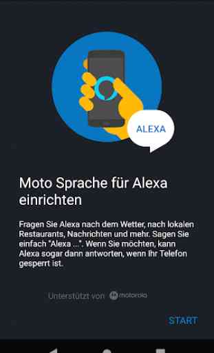 Moto Sprache für Alexa 1
