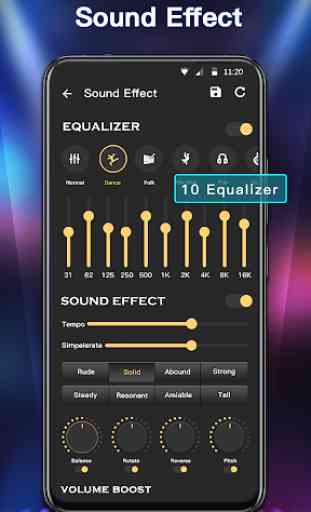 Musik- und Audioplayer mit Equalizer 2