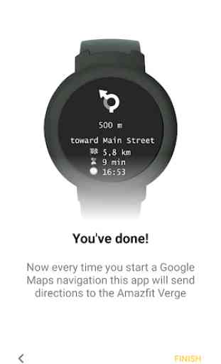 Navigator for Amazfit Pace, Stratos and Verge 3