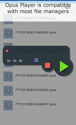 Opus Player-WhatsApp Audio Suchen und Organisieren 3