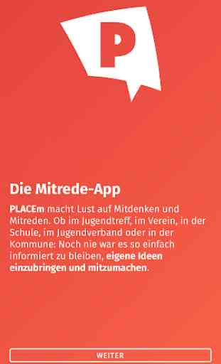 PLACEm - Die Mitrede-App 1