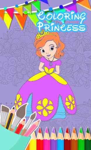 Princess Coloring Book Free Game For Kids 1
