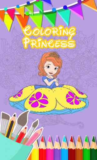 Princess Coloring Book Free Game For Kids 2