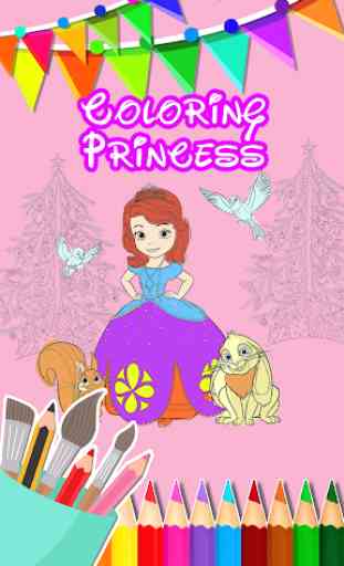 Princess Coloring Book Free Game For Kids 3