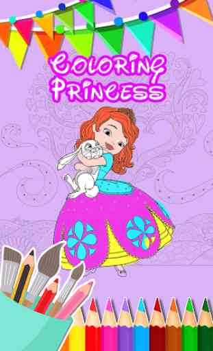 Princess Coloring Book Free Game For Kids 4