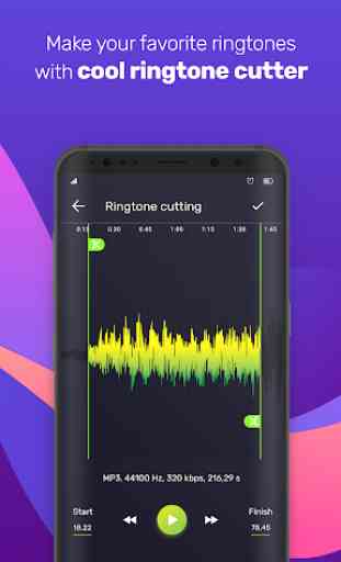 Ringtone maker: MP3 Cutter - Audio Editor 2