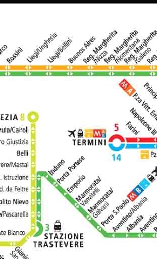 Rome Tram Map 3