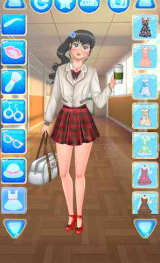 Schule Kawaii Mode – Anime Ankleiden 3