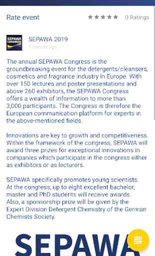 SEPAWA Congress 2019 2